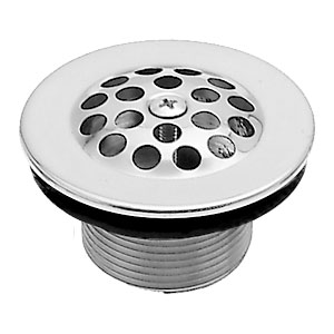 Bath Drain - Powder Coat Flat Black