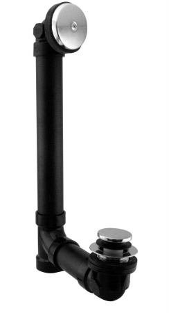 D49311-26 1.5 in. Schedule 40 ABS Tip Toe Bath Waste - Polished Chrome