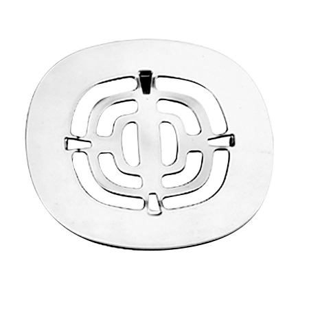 Fiat Snap-In Shower Strainer - Powder Coat Flat Black -  DeluxDesigns, DE4217453