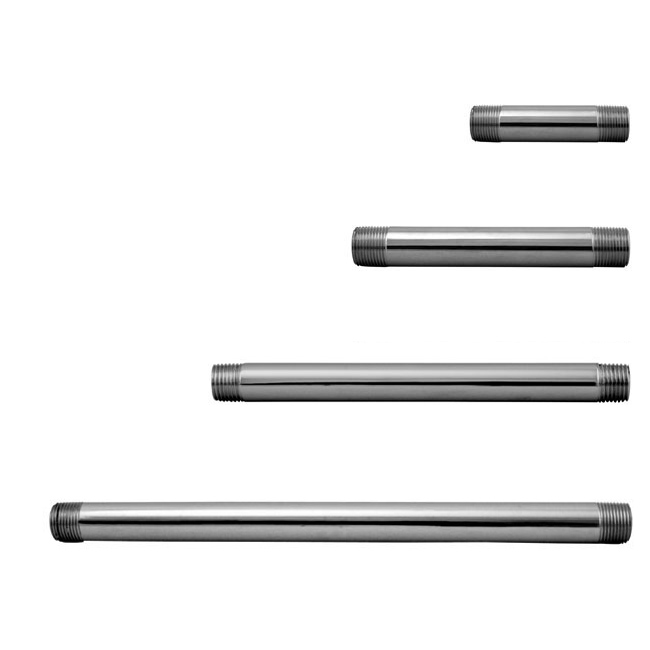 5 in. x 8 in. IPS Pipe Nipple - PVD Polished Brass