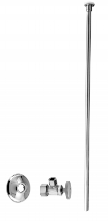 Flat Head Riser Toilet Kit - Satin Nickel