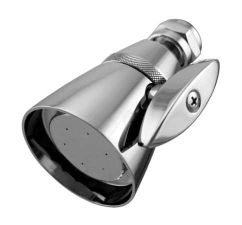 Chatham Style 2.25 in. Diameter Shower Head - Powder Coat Flat Black -  DeluxDesigns, DE3275759