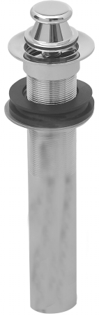 Lift and Turn Lav Drain with Overflow Holes - Polished Chrome