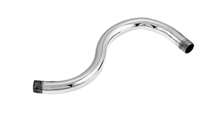 Picture of Westbrass D303-8-26 .5 in. x 8 in. S - Shaped Shower Arm - Polished Chrome