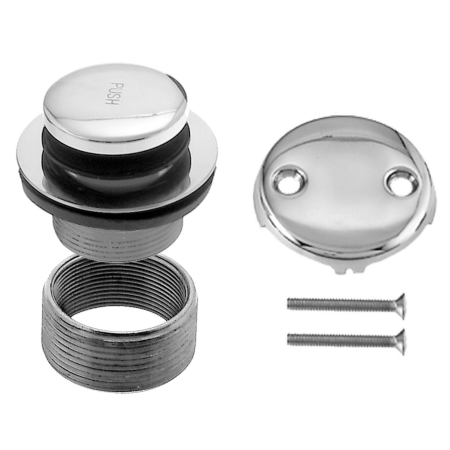 Tip Toe Universal Trim Set with 2-Hole - Powder Coat Flat Black