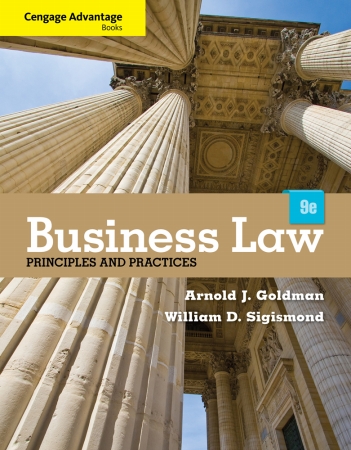 Picture of Cengage Learning 1133586562 Cengage Advantage Books - Business LawPrinciples and Practices - Bound Book