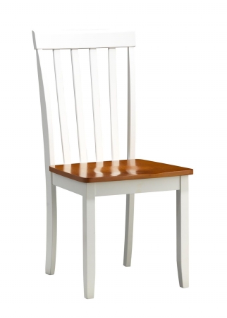 .  Bloomington Dining Chair  set of 2  Cream-Honey Oak