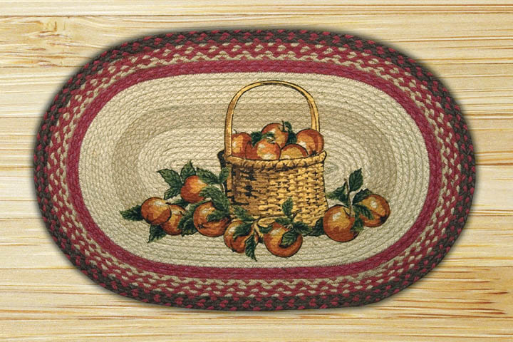 Capitol Importing  Apple Basket - 20 in. x 30 in. Oval Patch