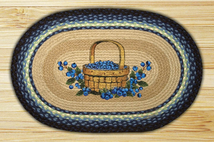 Capitol Importing Blueberry Basket - 20 in. x 30 in. Oval Patch
