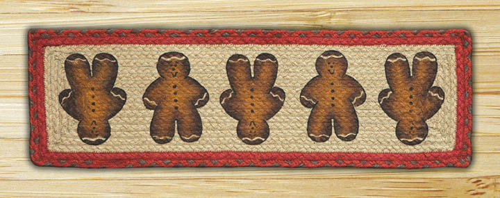 Picture of Capitol Importing 49-ST111GBM Gingerbread Men - 27 in. x 8.25 in. Rectangle Stair Tread