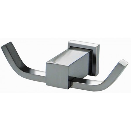 Double Robe Hook - Chrome