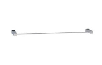 24 in. Single Towel Rail - Satin Nickel