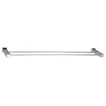 24 in. Double Towel Rail - Satin Nickel