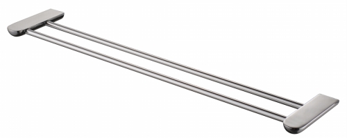 Double Towel Rail - Chrome