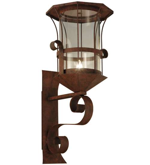 121276 20.25 in. W Metro Pizza Wall Sconce