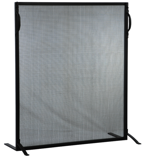 130631 29 in. W x 34 in. H Simple Fireplace Screen