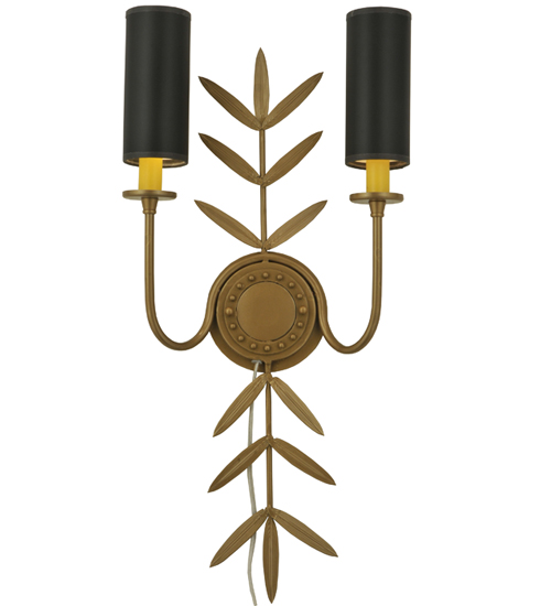 131347 11 in. W Sunflower 2 Light Wall Sconce