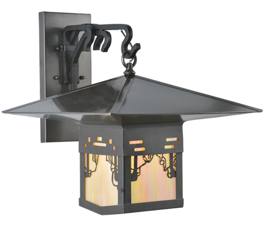 106827 16 in. W Seneca Victorian Web Hanging Wall Sconce