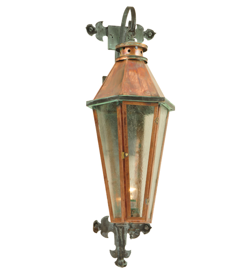 129569 14 in. W Millesime Photocell Lantern Wall Sconce