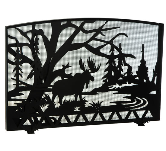 131936 48 in. W x 33 in. H Moose Creek Fireplace Screen