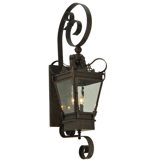 129261 12 in. W Verona Lantern Wall Sconce