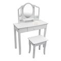 Guidecraft G85710 Classic White Vanity and Stool Guidecraft G85710 Classic White Vanity and Stool