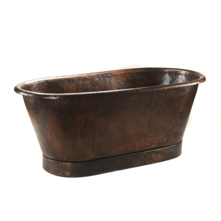 Premier Copper Products BTM72DB 72 in. x 32 in. Oval Tub - Oil-Rubbed Bronze