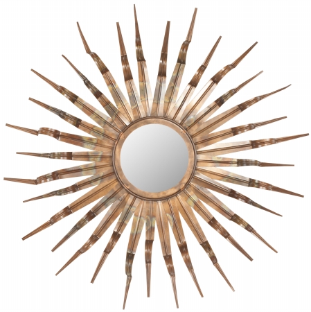 Picture of Safavieh MIR3006A Sun Mirror - Copper