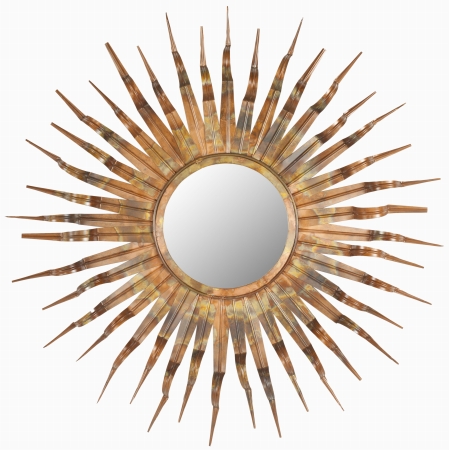 Picture of Safavieh MIR3007A Sun Mirror - Copper