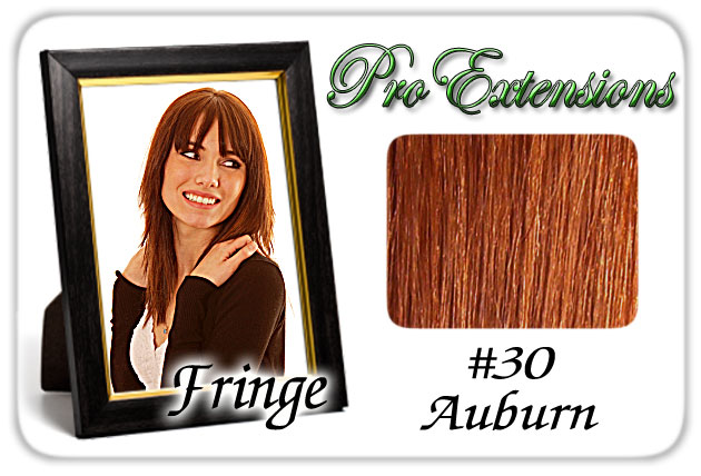 Picture of Brybelly Holdings PRFR-30 No. 30 Auburn Pro Fringe Clip In Bangs