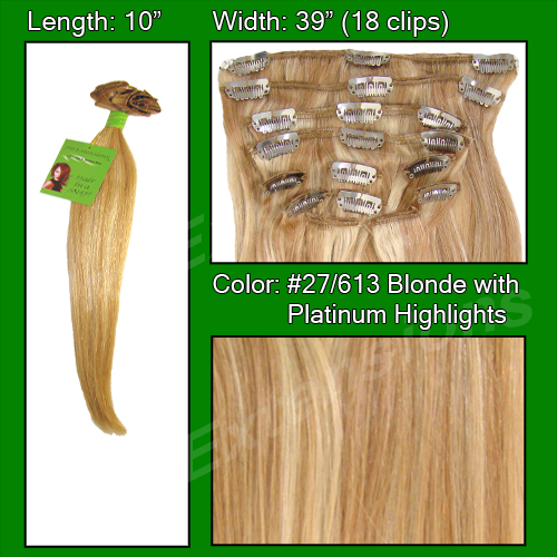 Picture of Brybelly Holdings PRST-10-27613 No. 27-613 Golden Blonde with Platinum Highlights - 10 inch