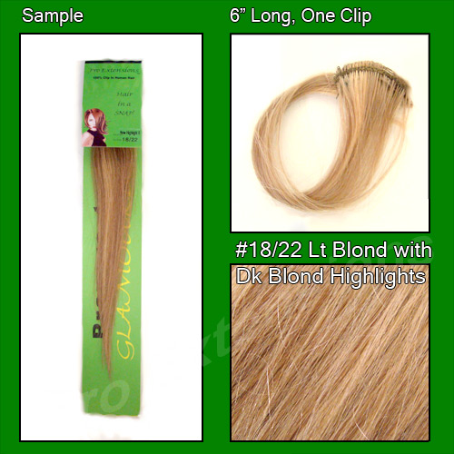 Picture of Brybelly Holdings PRO-1004 No. 18-22 Light Blonde with Dark Blonde Highlights Sample