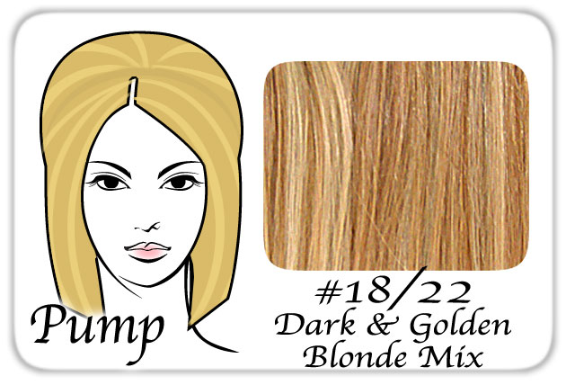 Picture of Brybelly Holdings PRPP-1822 No. 18-22 Dark Blonde with Golden Highlights Pro Pump