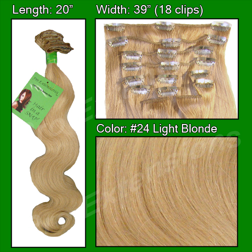 Picture of Brybelly Holdings PRBD-20-24 No. 24 Light Blonde - 20 inch Body Wave
