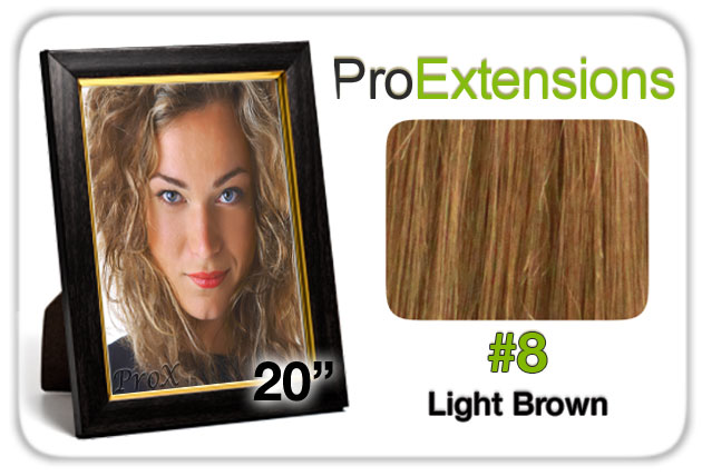 Picture of Brybelly Holdings PRLC-20-8 Pro Lace 20 in.  No. 8 Light Brown