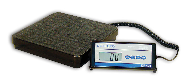 Picture of Cardinal Scale-Detecto DR400C 12 in. X 12 in. Platform General Purpose Portable Scale 400 Lb X .5 Lb- 181 Kg X .2 Kg
