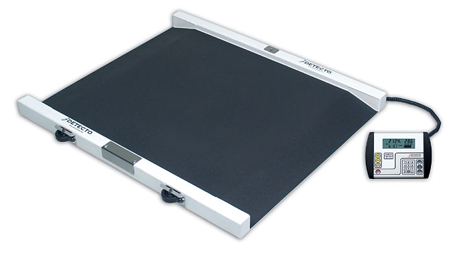 Picture of Cardinal Scale-Detecto 6500 Portable Bariatric Wheelchair Scale 1000 Lb X .2 Lb- 400 Kg X .1 Kg