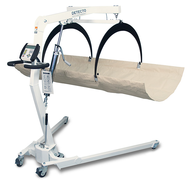 Picture of Cardinal Scale-Detecto IB800 Detecto Digital Stretcher Scale 750 Indicator with Lcd Display 800.0 Lb X 0.2 Lb 272.1 Kg X 0.1 Kg Battery Operated