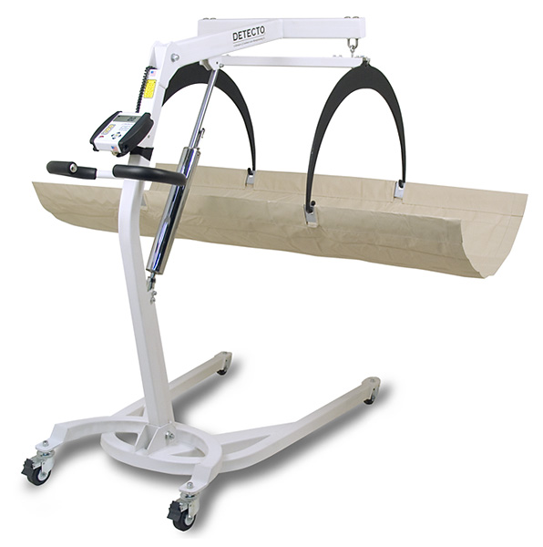 Picture of Cardinal Scale-Detecto IBFL500 Detecto Digital Stretcher Scale Fixed Leg 750 Indicator with Lcd Display 500.0 Lb X 0.2 Lb 272.1 Kg X 0.1 Kg Battery Operated
