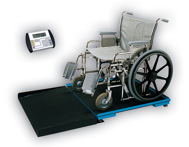 Picture of Cardinal Scale-Detecto FHD-133-II Platform 36 in. X 36 in. Wheelchair Scale Digital Geriatric Stationary 1000 Lb X .2 Lb- 450 Kg X .1 Kg
