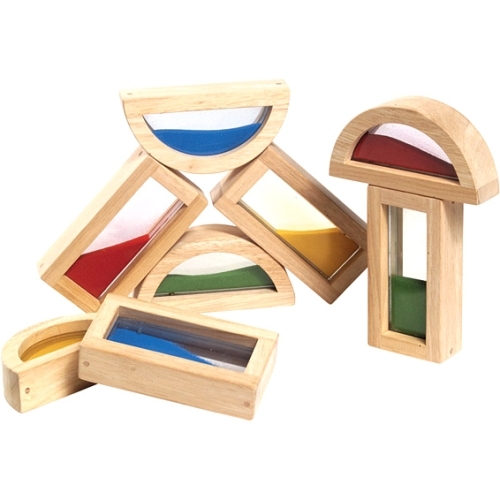 Picture of Guidecraft G3014 Rainbow Blocks Sand - Kids Toy
