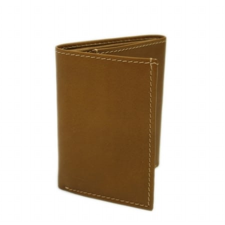 9053 Tri-Fold Wallet- Saddle