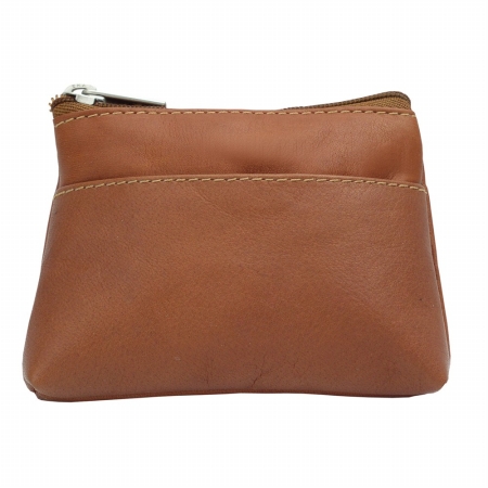 Picture of Piel Leather 9062 Key-Coin Purse- Saddle