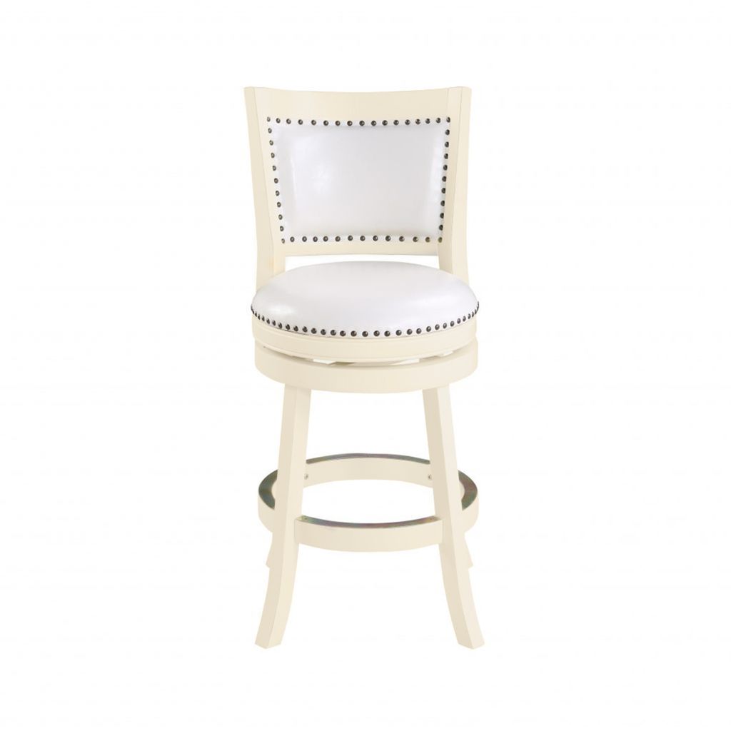 .  24 in. Bristol Swivel Stool - Buttermilk