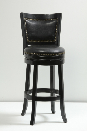 . 29 in. Bristol Swivel Stool - Black