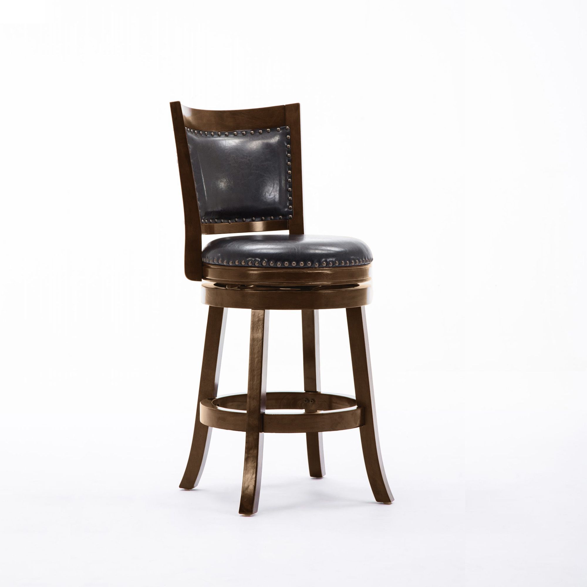 .  24 in. Bristol Swivel Stool - Cappuccino