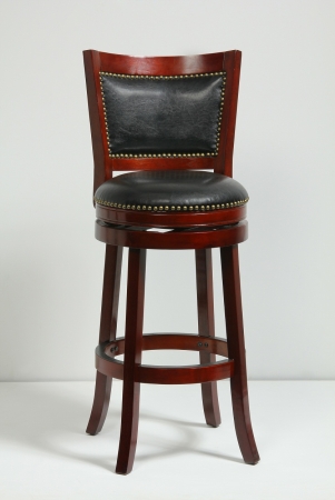 .  29 in. Bristol Swivel Stool - Cherry