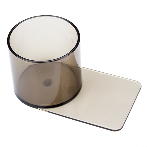 Picture of Brybelly Holdings GCUP-201 Small Plastic Smoke Colored Slide In Cup Holder