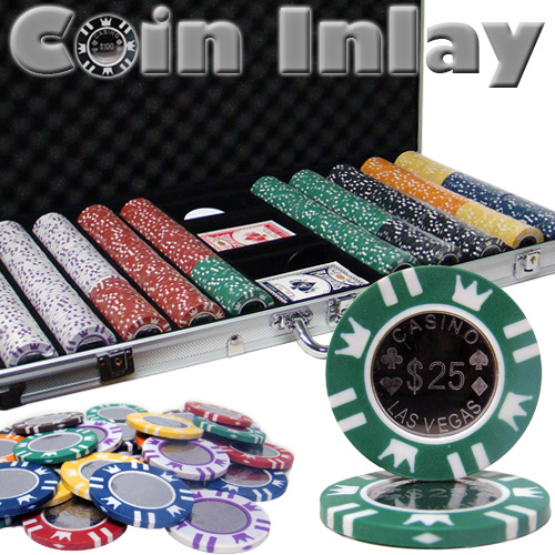PCS-2405 750 Ct Aluminum Pre-Packaged - Coin Inlay 15 Gram Chips -  Brybelly Holdings, CSCI-750AL