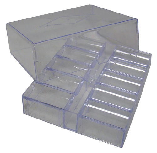 Picture of Brybelly Holdings GPCA-003 200 Ct Acrylic Chip Tray WITH Lid